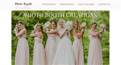 Desktop Screenshot of photoboothcreations.com